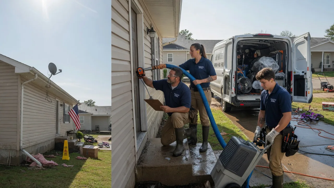 Ceiling Water Damage Restoration in Lowell, WI near me